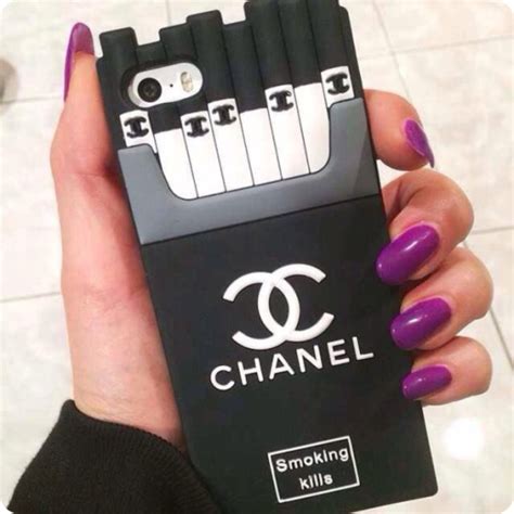 chanel cigarette phone case s5|Chanel ipad case.